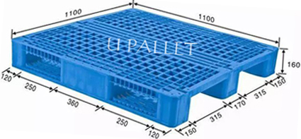 藍色川字膠卡板 (已內置鐵管) PLASTIC PALLET